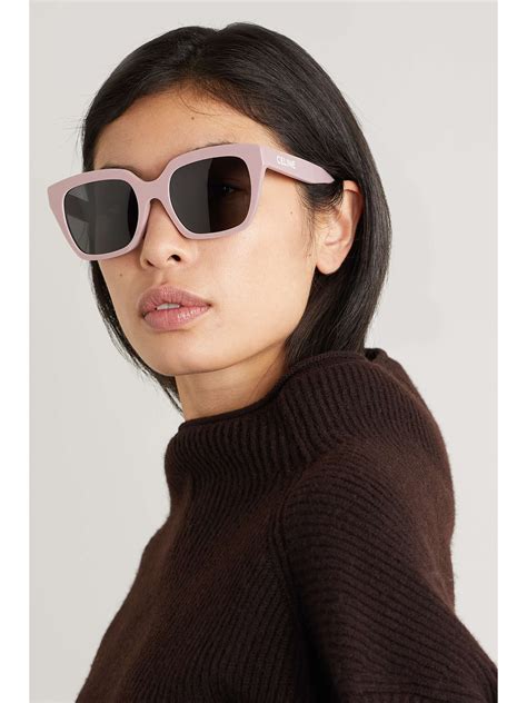 celine eyewear oversized square-frame acetate sunglasses|celine sunglasses clearance.